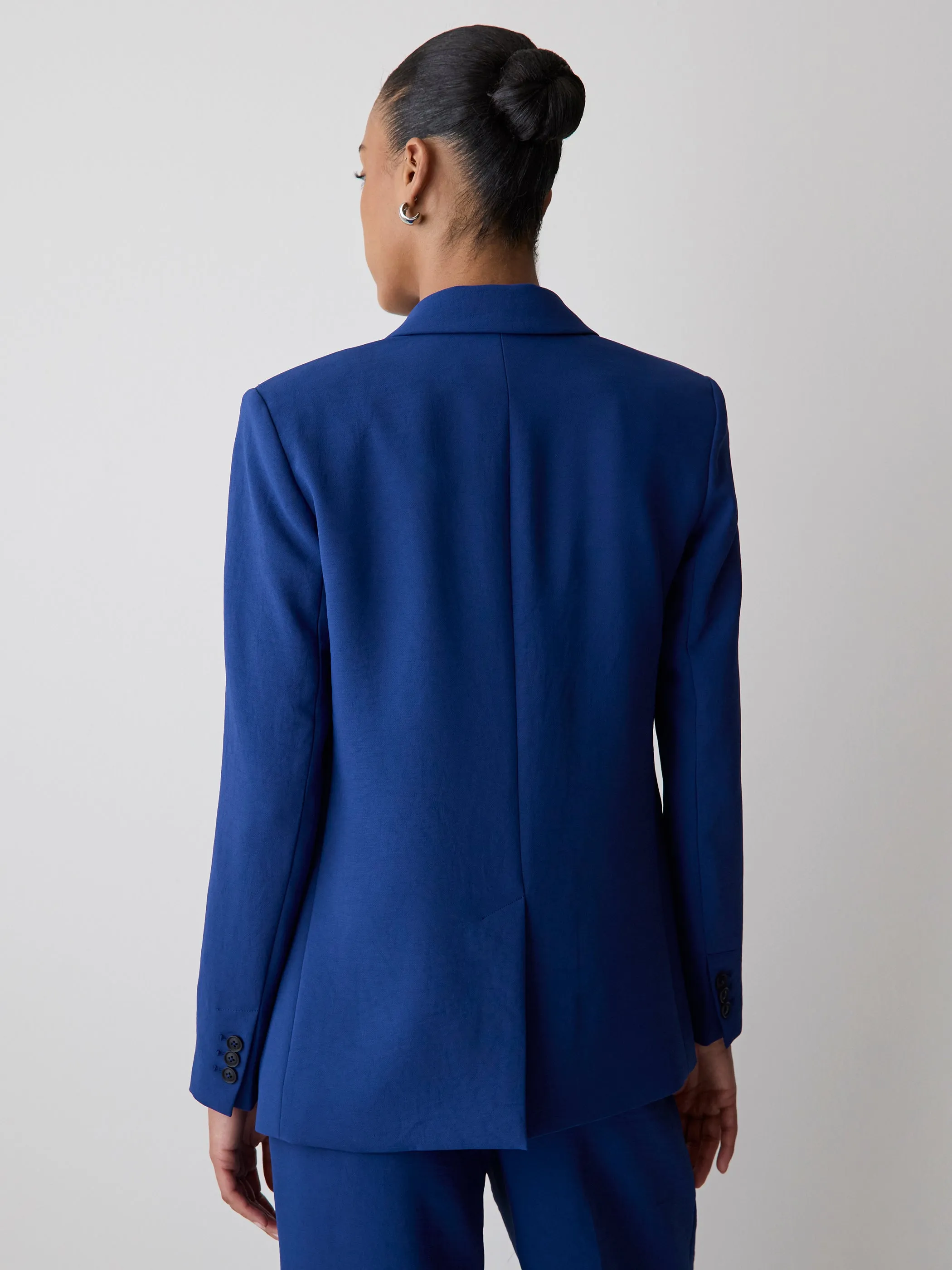 Relaxed-Fit Two-Button Blazer sold by RW&CO. product image thumbnail 3