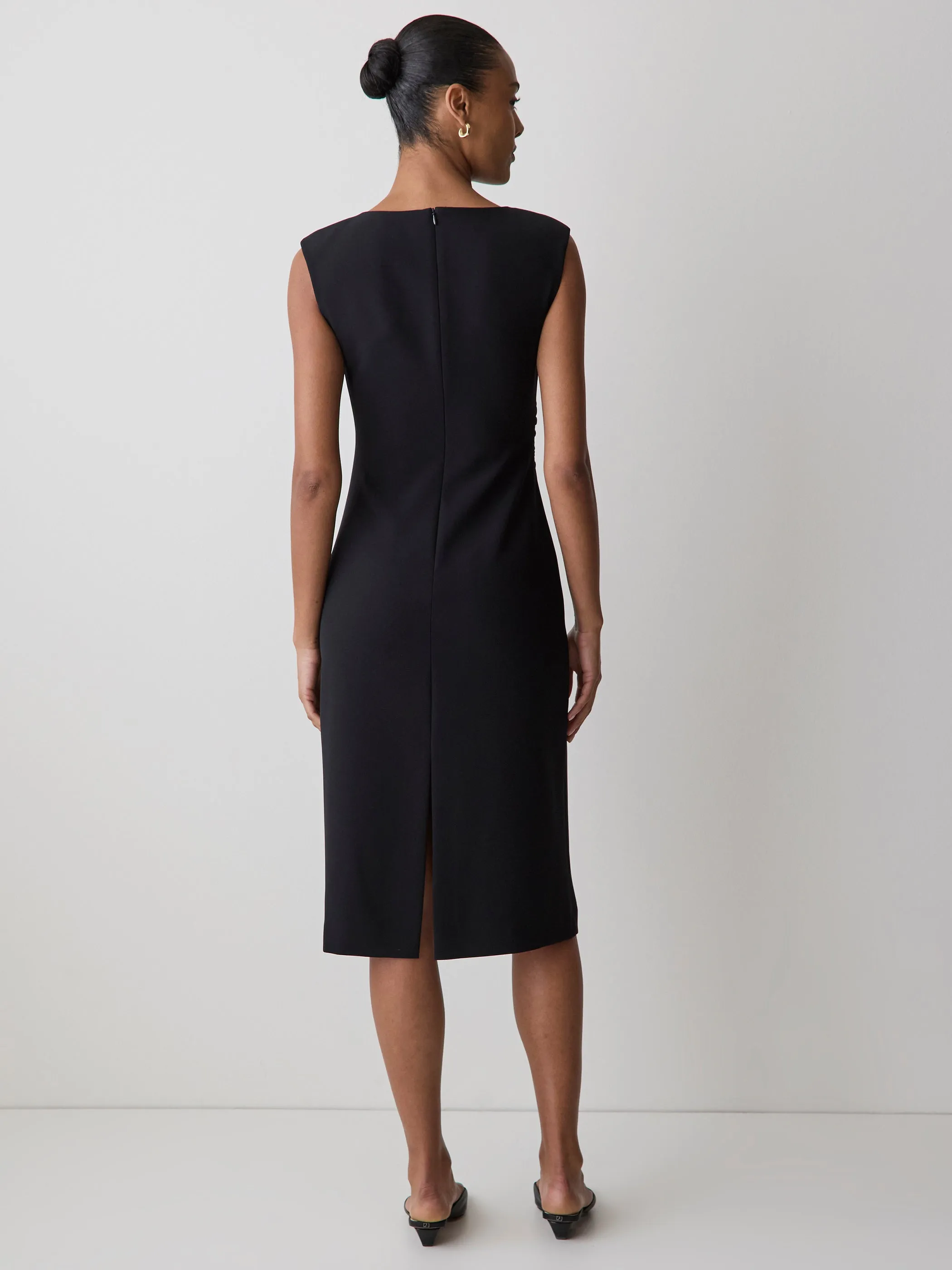 Sleeveless Crew-Neck Midi Dress sold by RW&CO. product image thumbnail 3