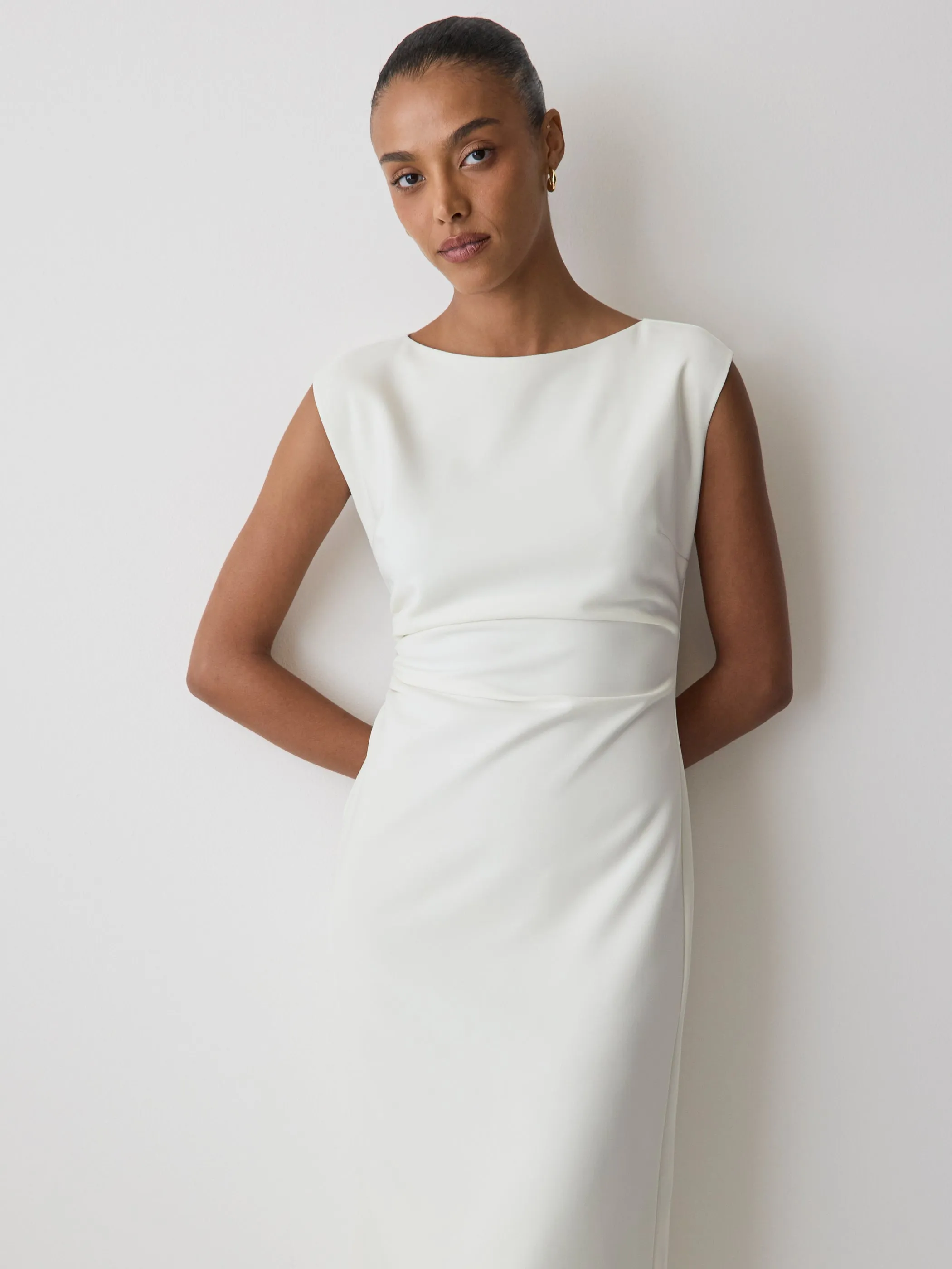 Sleeveless Crew-Neck Midi Dress sold by RW&CO. product image thumbnail 2
