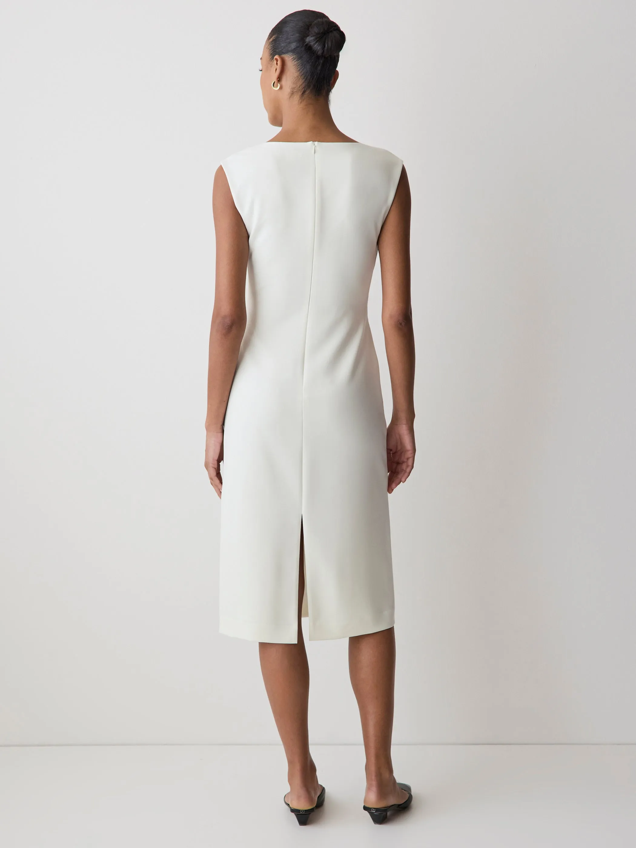 Sleeveless Crew-Neck Midi Dress sold by RW&CO. product image thumbnail 3