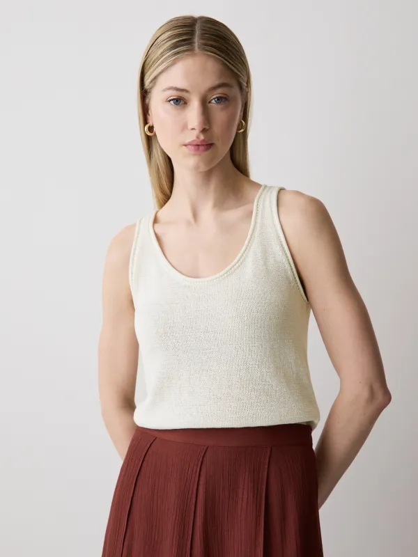 Tape-Yarn Tank Top made by RW&CO.
