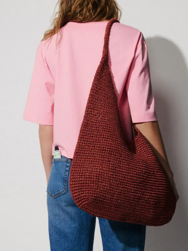 Raffia Hobo Bag made by RW&CO.