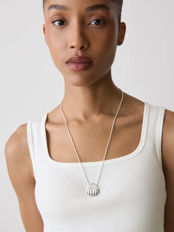 Long Necklace with Shell Pendant made by RW&CO.