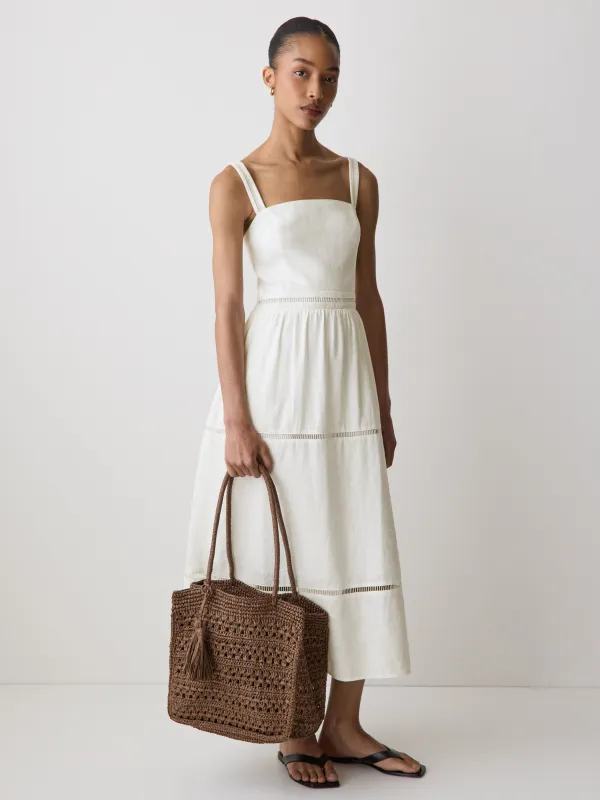 Raffia Tote Bag made by RW&CO.