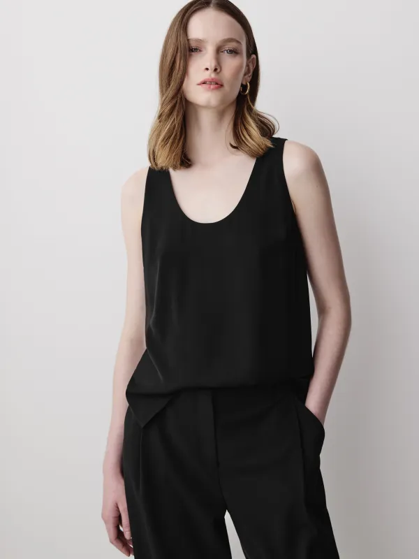 U-Neck Satin Cami made by RW&CO.