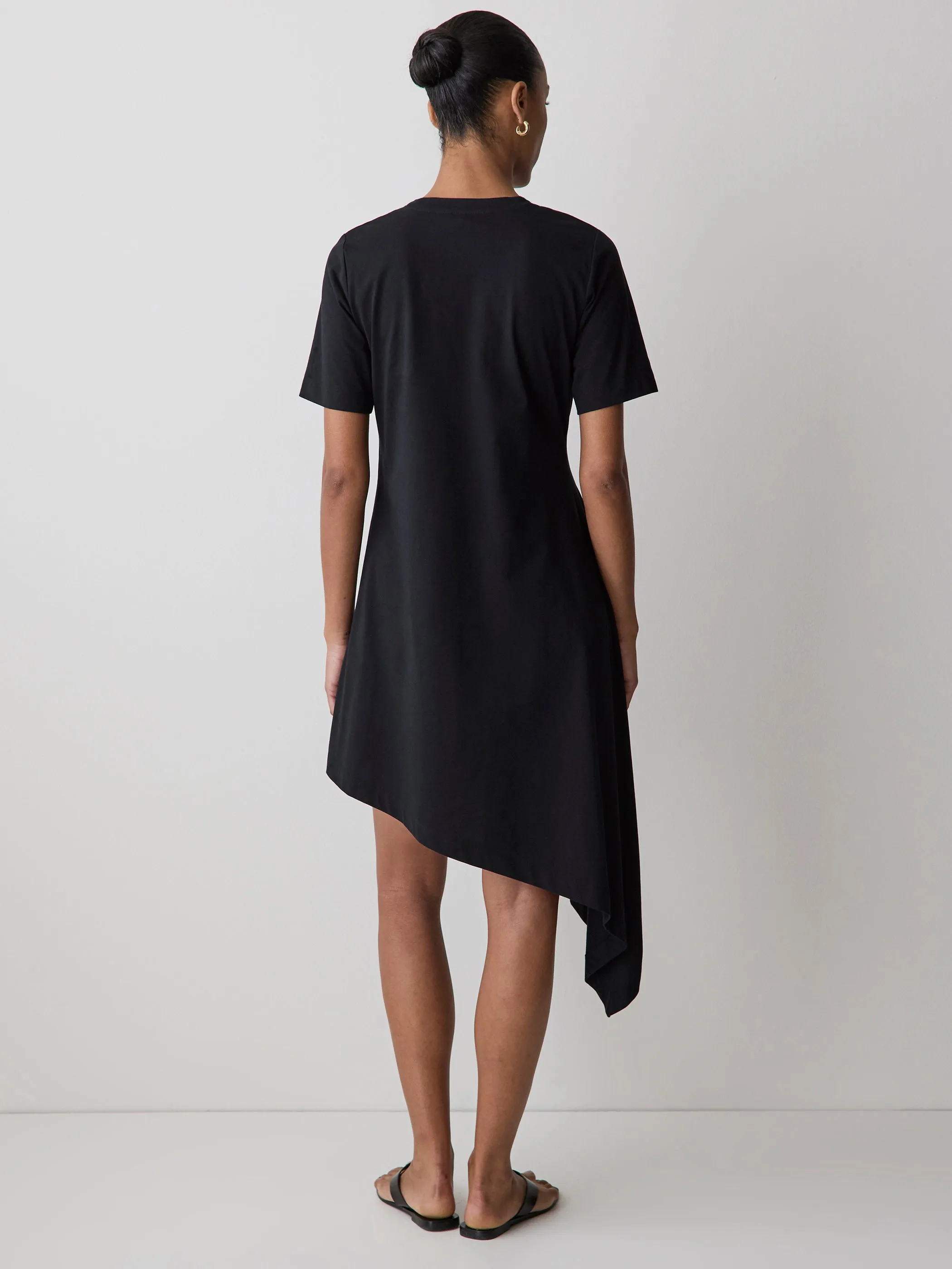T-Shirt Dress with Asymmetrical Hem sold by RW&CO. product image thumbnail 3