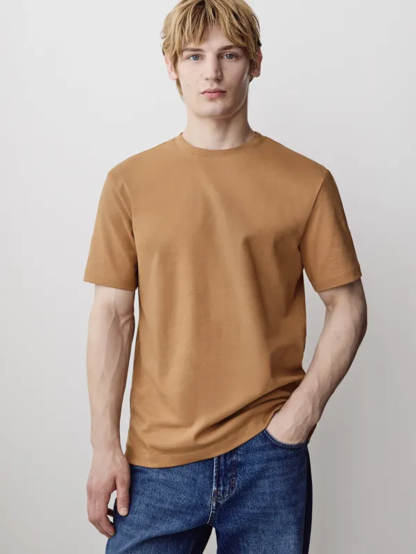 Solid Short-Sleeve Crew-Neck Tee made by RW&CO.