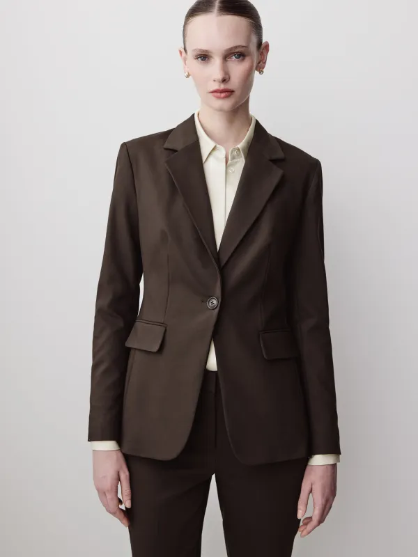 Limitless One-Button Fitted Blazer made by RW&CO.