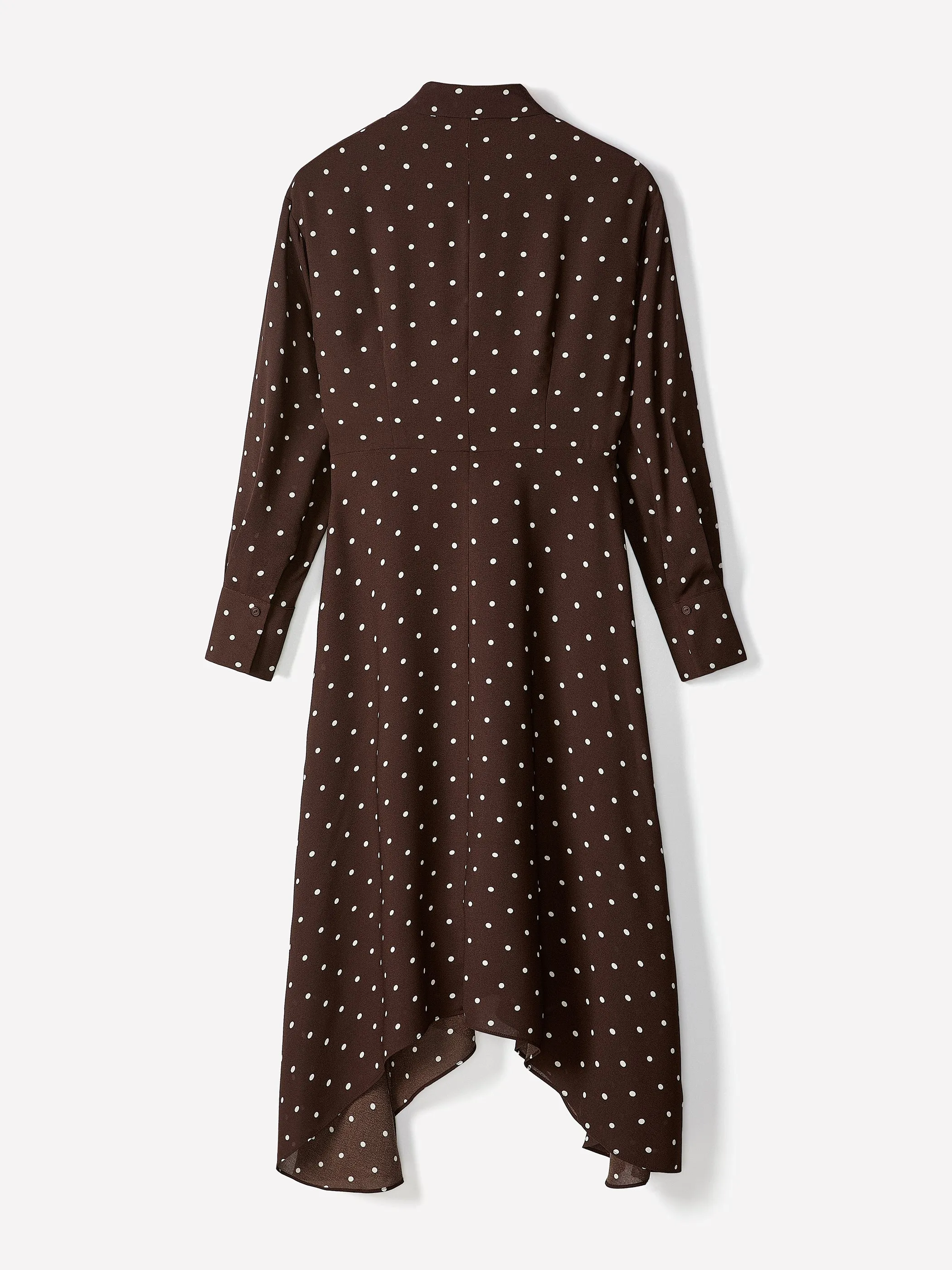 Long-Sleeve Midi Dress with Asymmetrical Hem sold by RW&CO. product image thumbnail 5