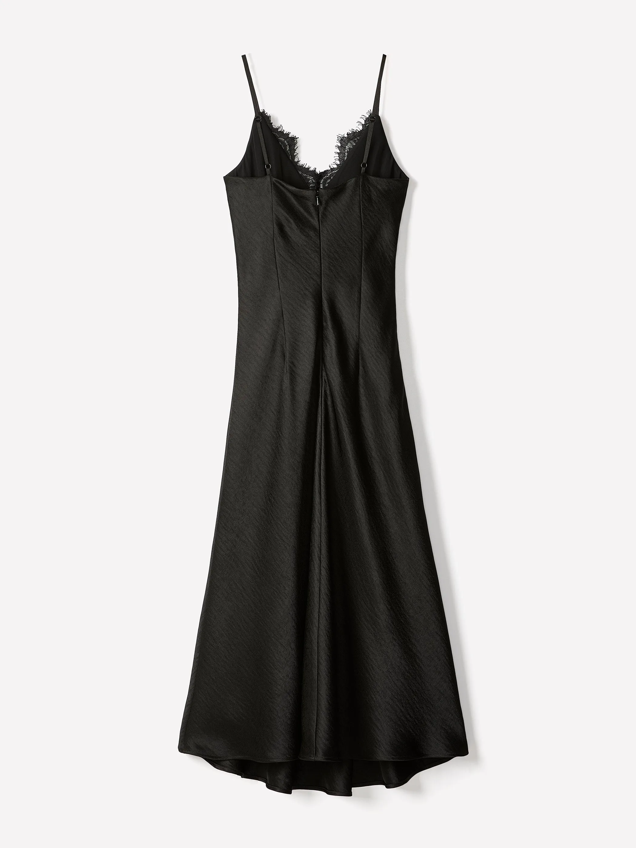 Satin Midi Dress with Lace Trim sold by RW&CO. product image thumbnail 5