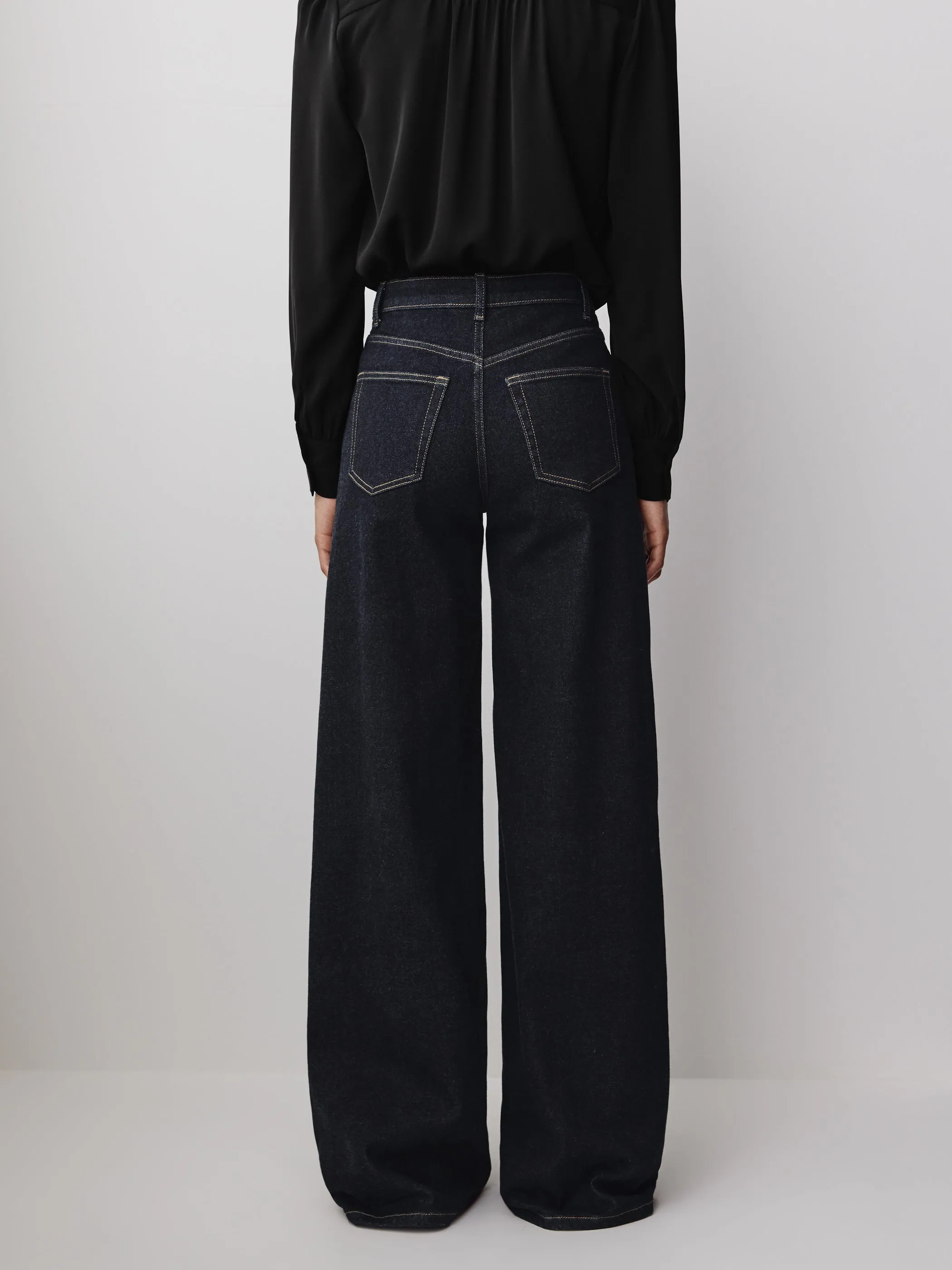 High-Rise Ultra-Wide-Leg Jeans sold by RW&CO. product image thumbnail 3