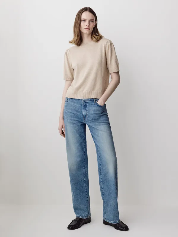 Mid-Rise Straight-Leg Jeans made by RW&CO.