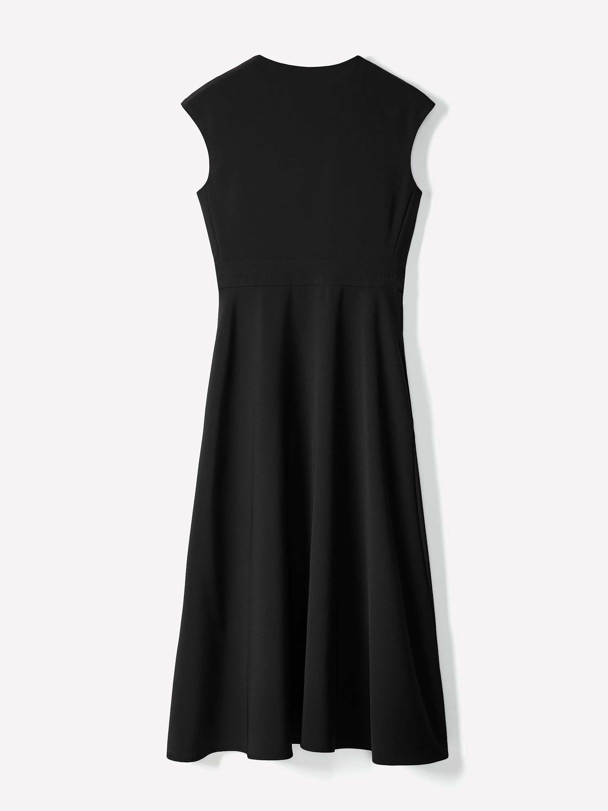 Extended-Sleeve V-Neck Wrap Midi Dress sold by RW&CO. product image thumbnail 5