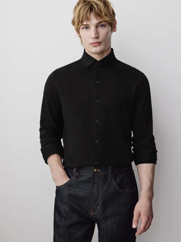 Piqué-Knit Shirt made by RW&CO.
