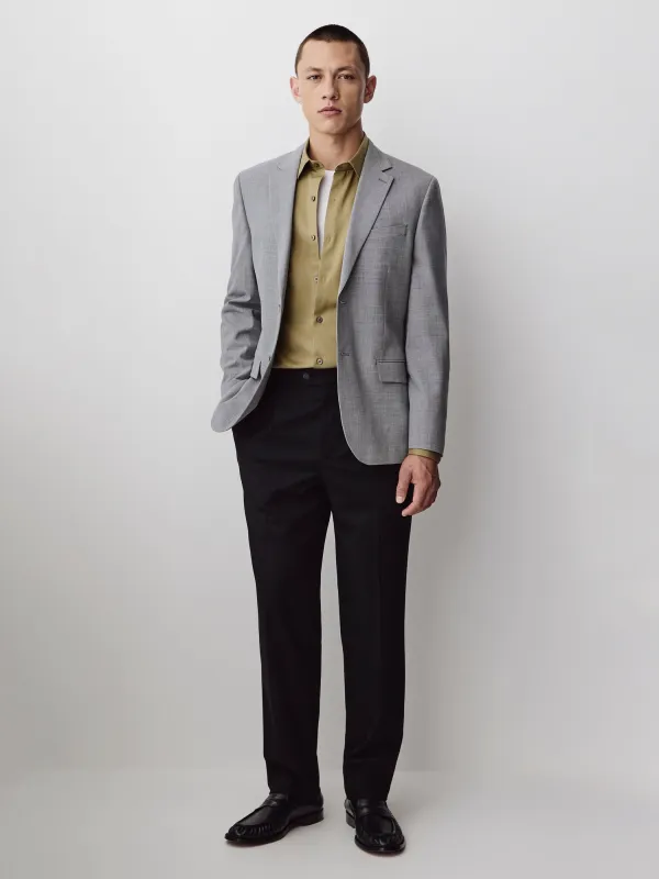 Wool-Blend Tapered-Leg Pleated Dress Pant made by RW&CO.