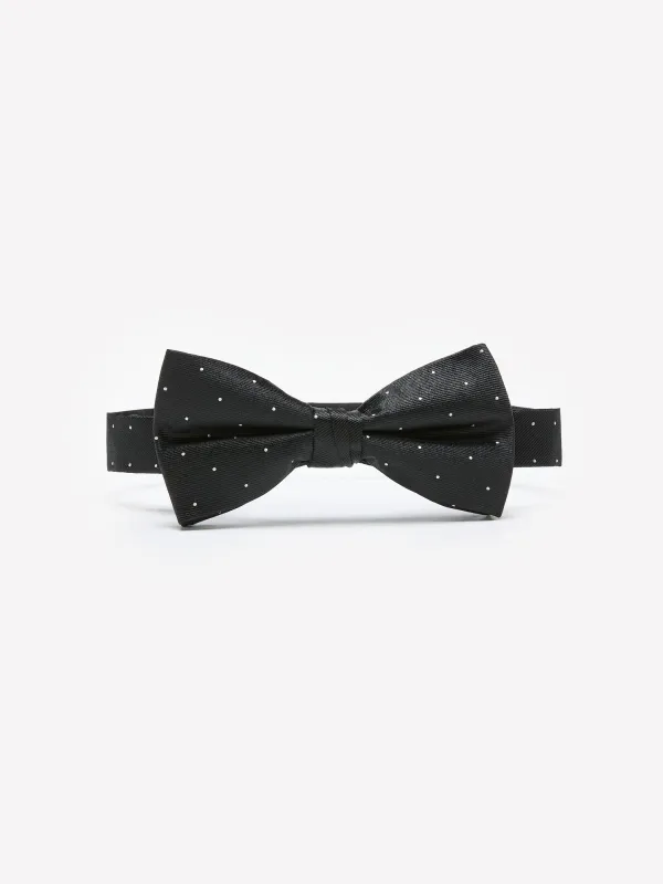 Black Bow Tie with Dots made by RW&CO.