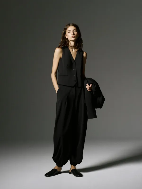 Mid-Rise Balloon-Leg Pant made by RW&CO.
