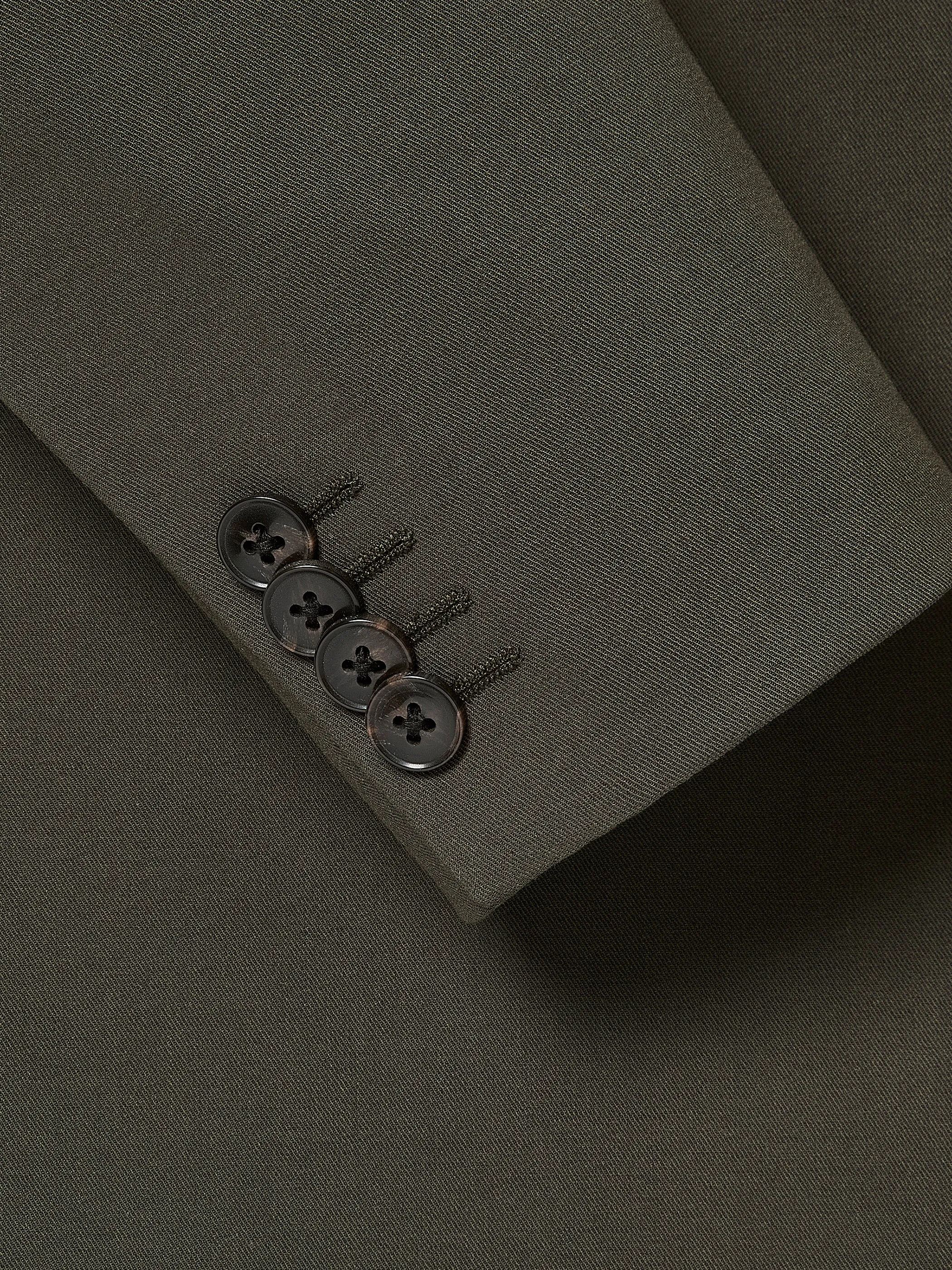 Slim-Fit Dark Green Suit Blazer sold by RW&CO. product image thumbnail 5