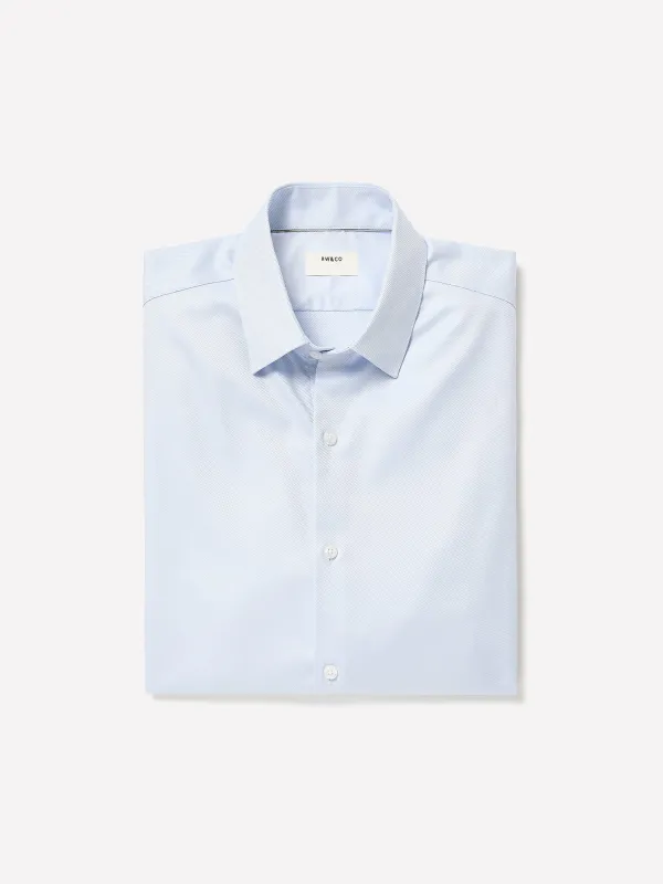 Tailored-Fit Twill Dress Shirt made by RW&CO.
