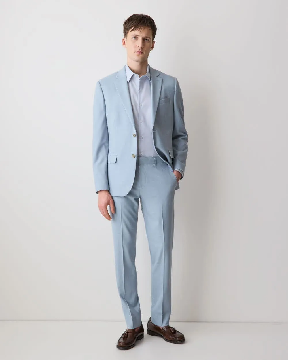 Slim Fit Tech Suit Pant sold by RW&CO. product image thumbnail 2