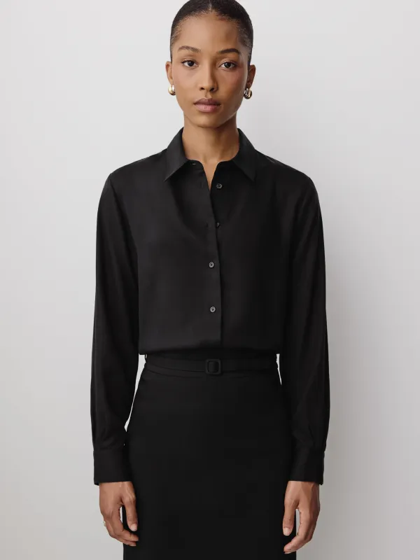 Long-Sleeve Lyocell Shirt made by RW&CO.