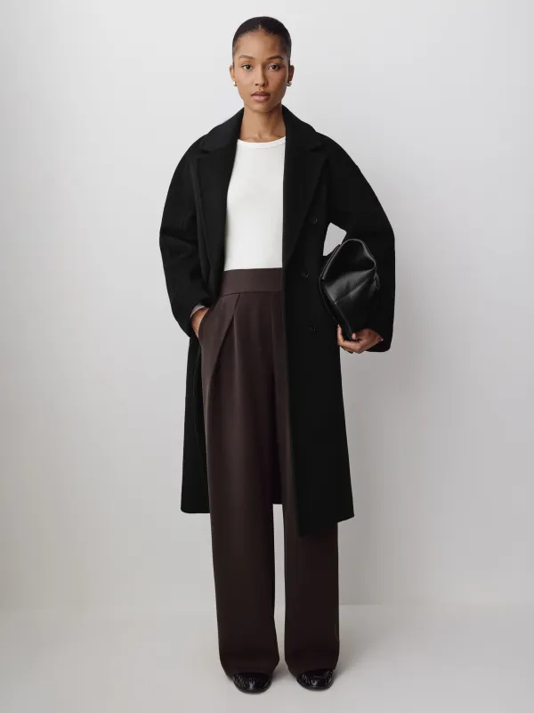 Mid-Rise Wide-Leg Pant with Darts made by RW&CO.