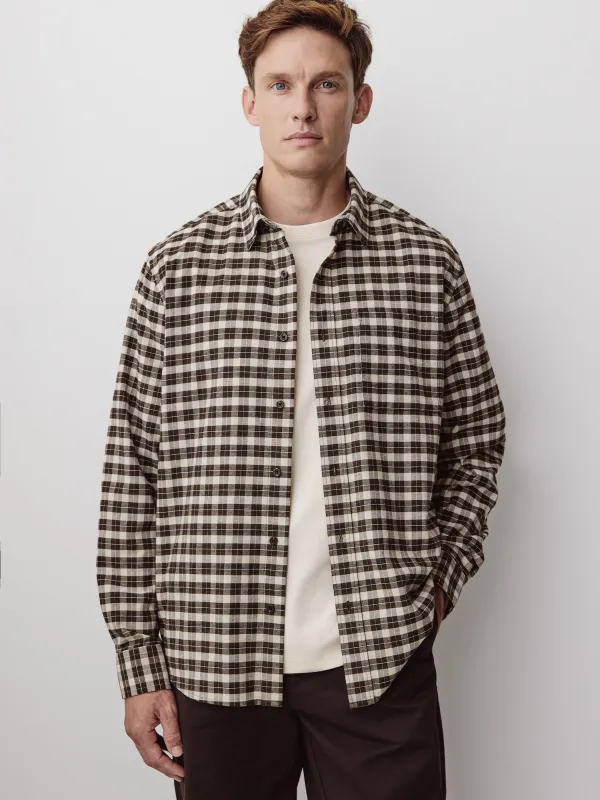 Textured Checkered Shirt made by RW&CO.