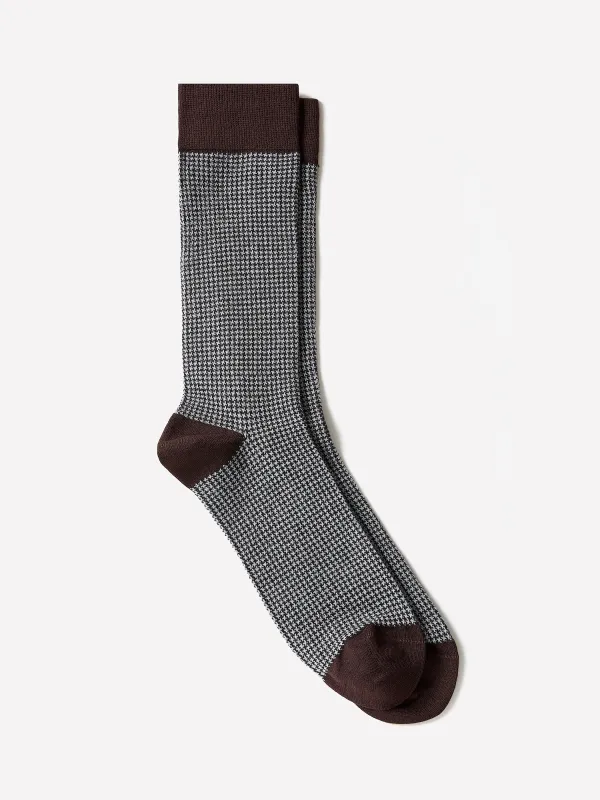 Houndstooth Dress Socks made by RW&CO.