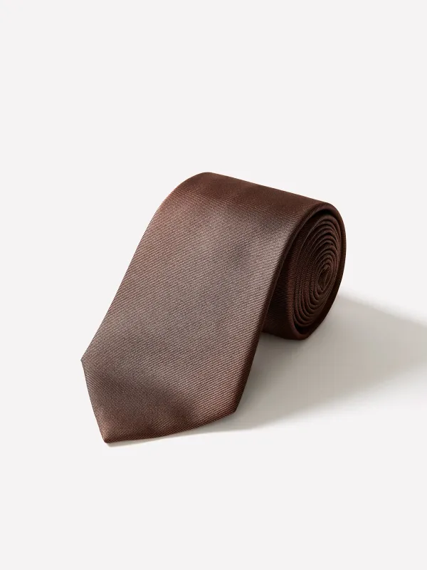Wide Rust Tie made by RW&CO.