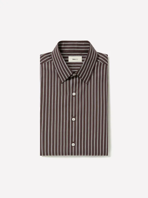 Regular-Fit Striped Dress Shirt made by RW&CO.