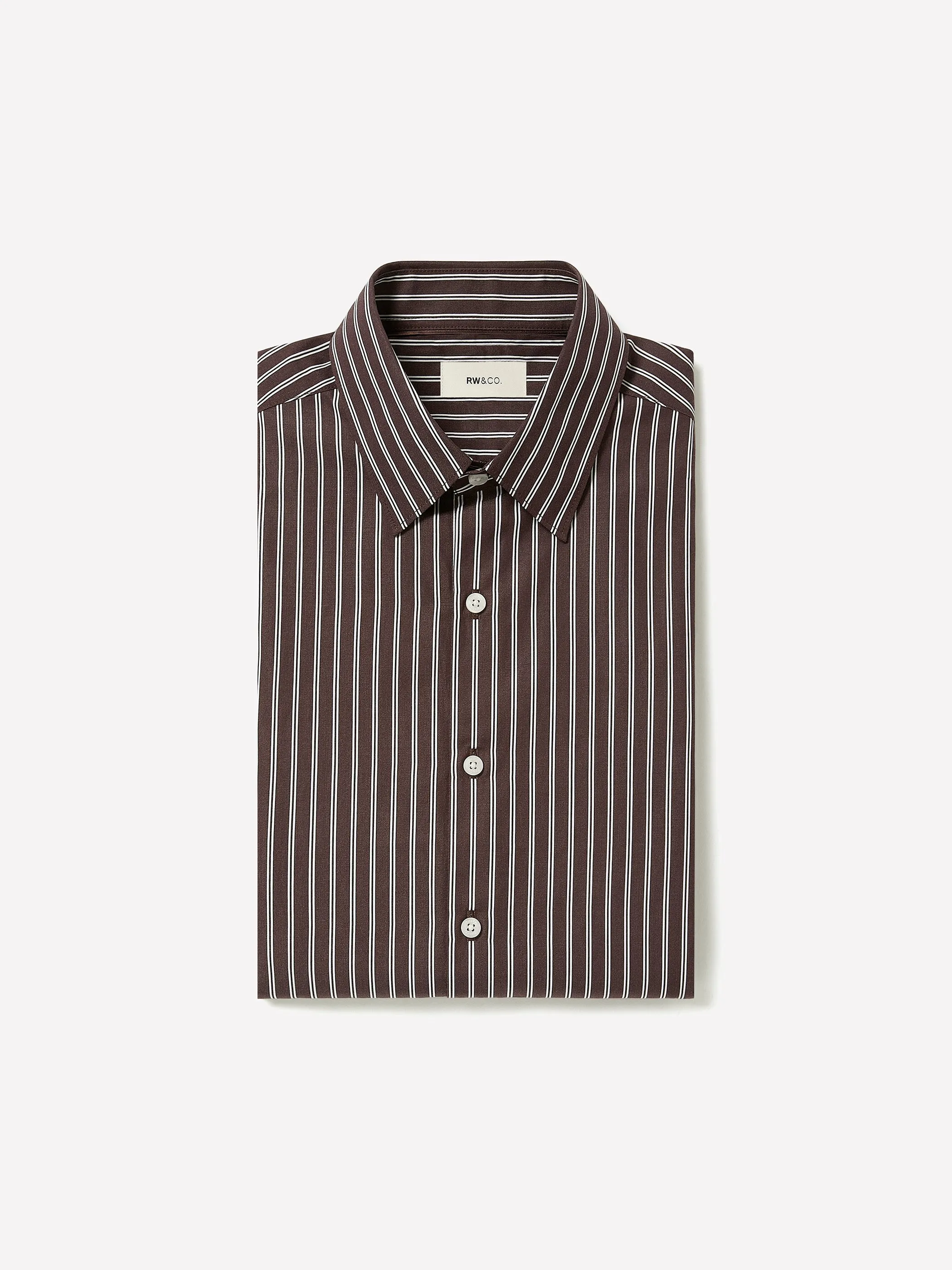Regular-Fit Striped Dress Shirt sold by RW&CO.