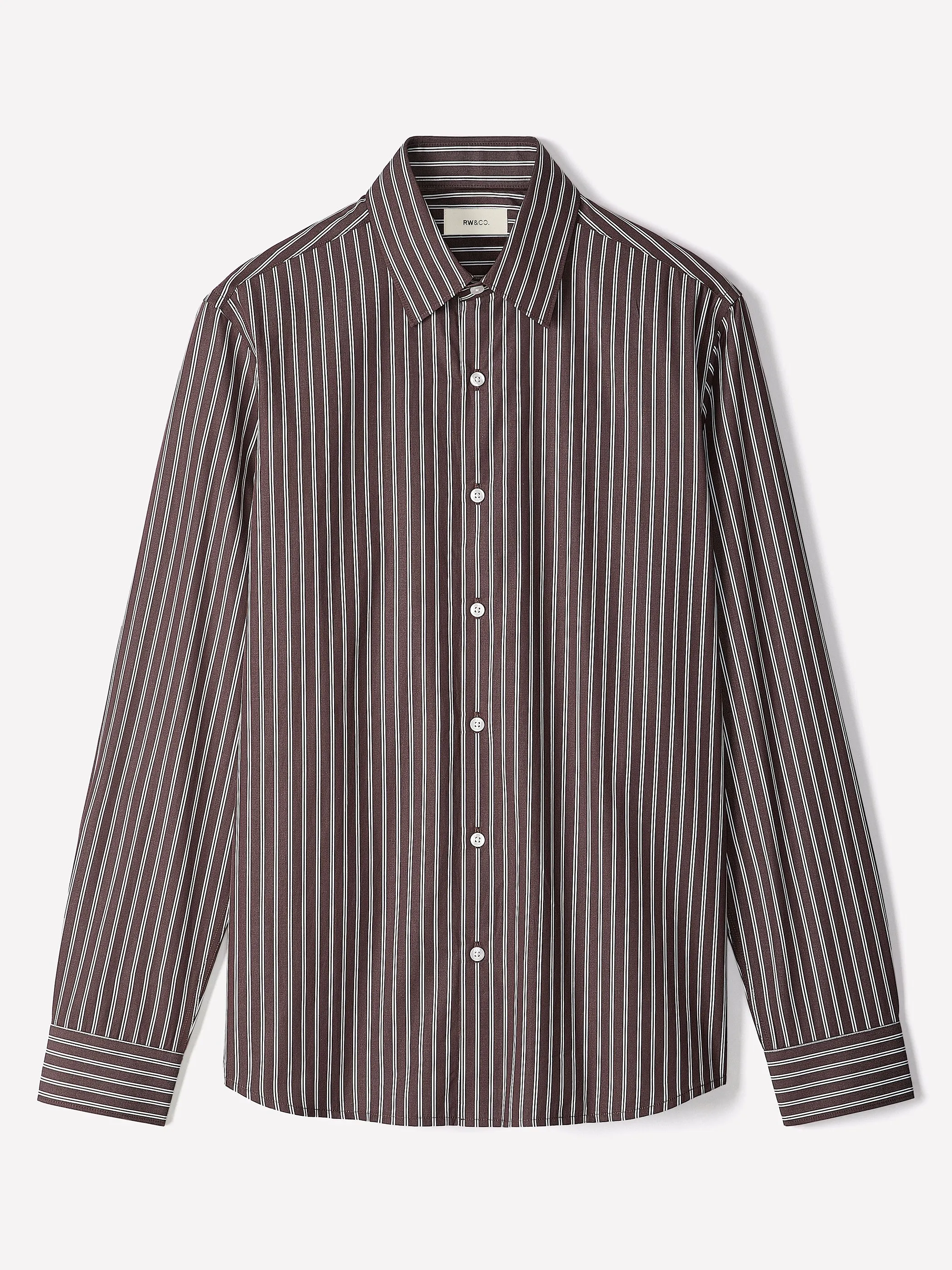 Regular-Fit Striped Dress Shirt sold by RW&CO. product image thumbnail 2
