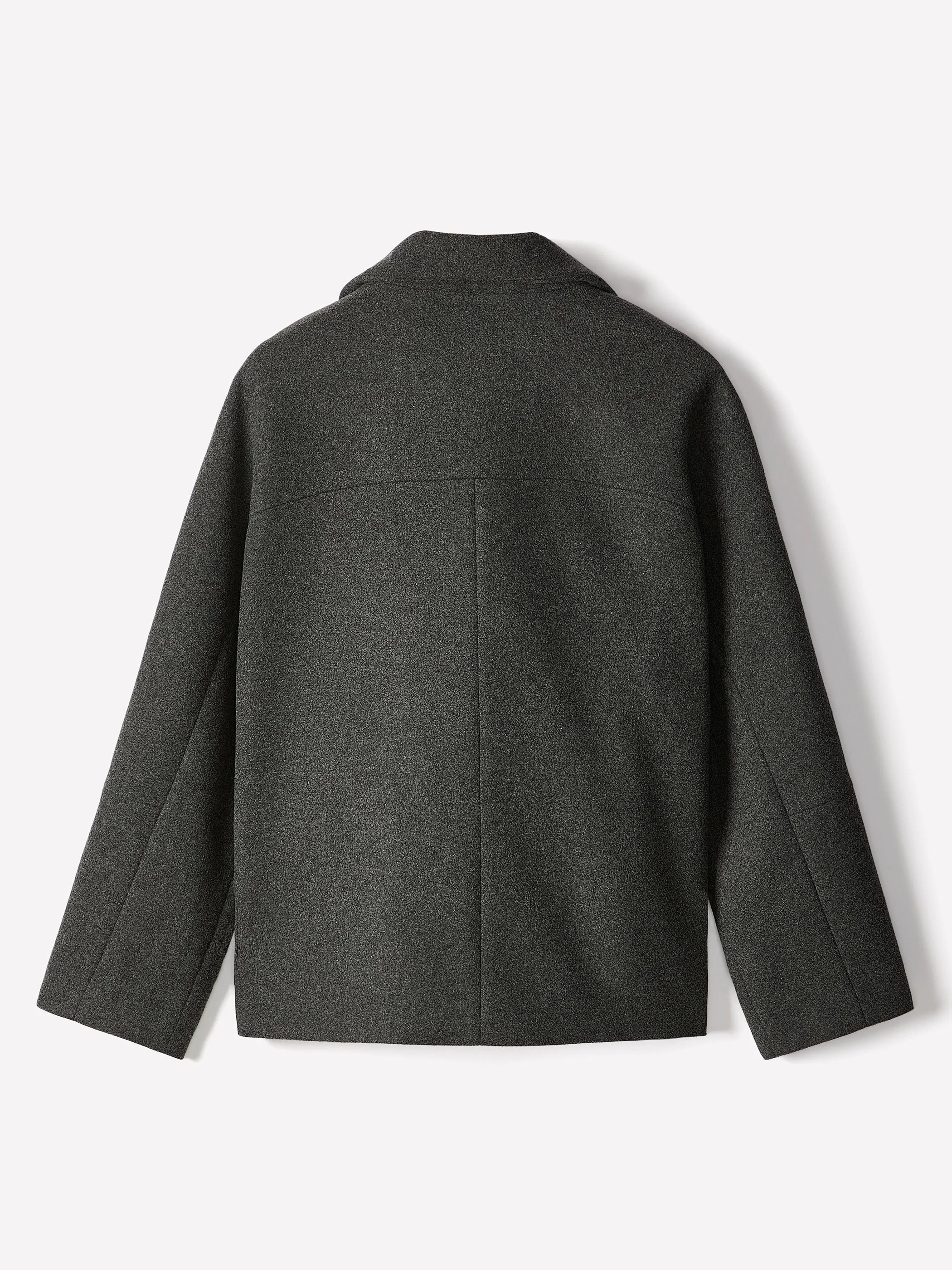 Wool-Blend Funnel-Neck Jacket sold by RW&CO. product image thumbnail 5