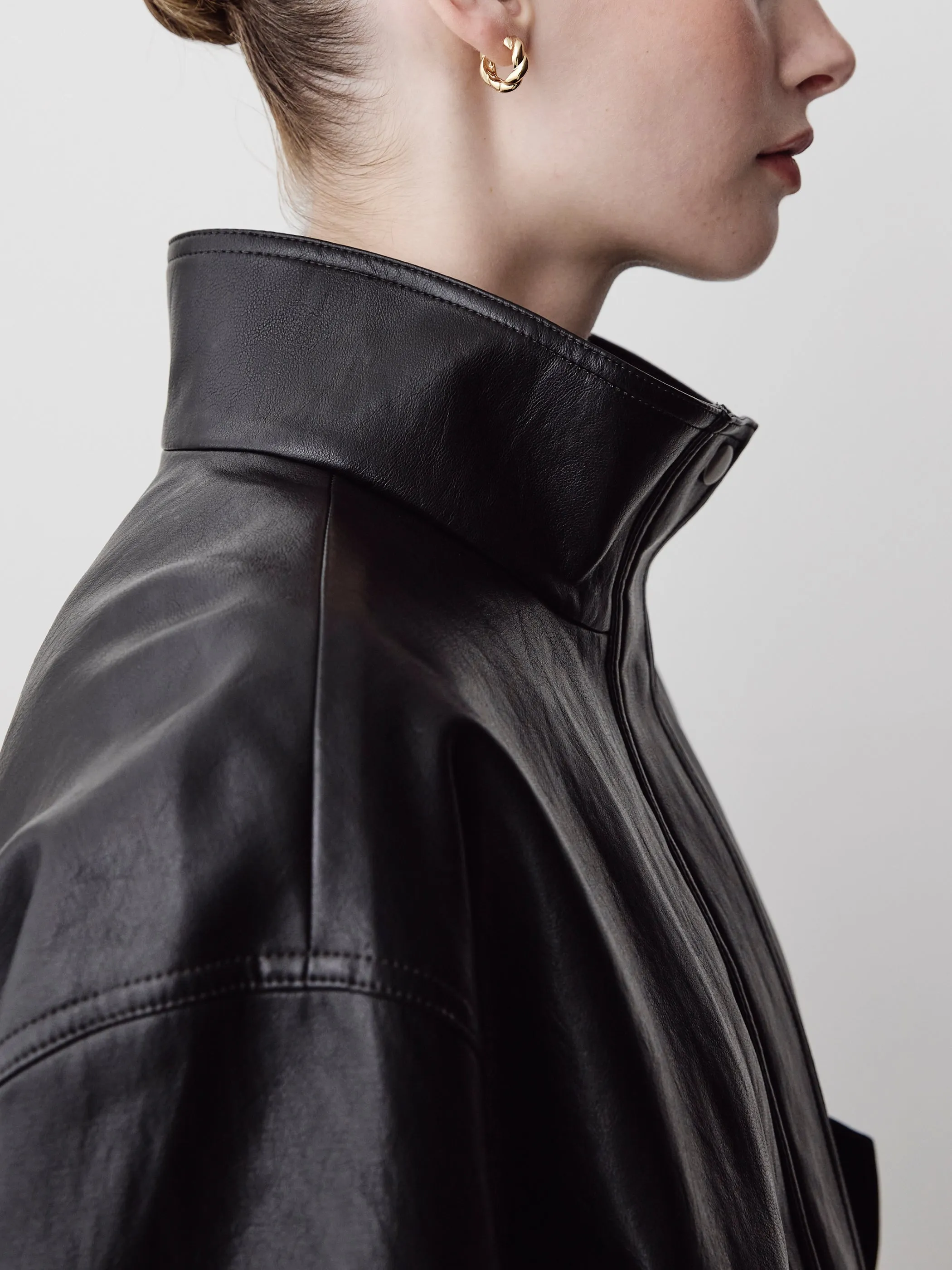 Faux Leather Jacket sold by RW&CO. product image thumbnail 3