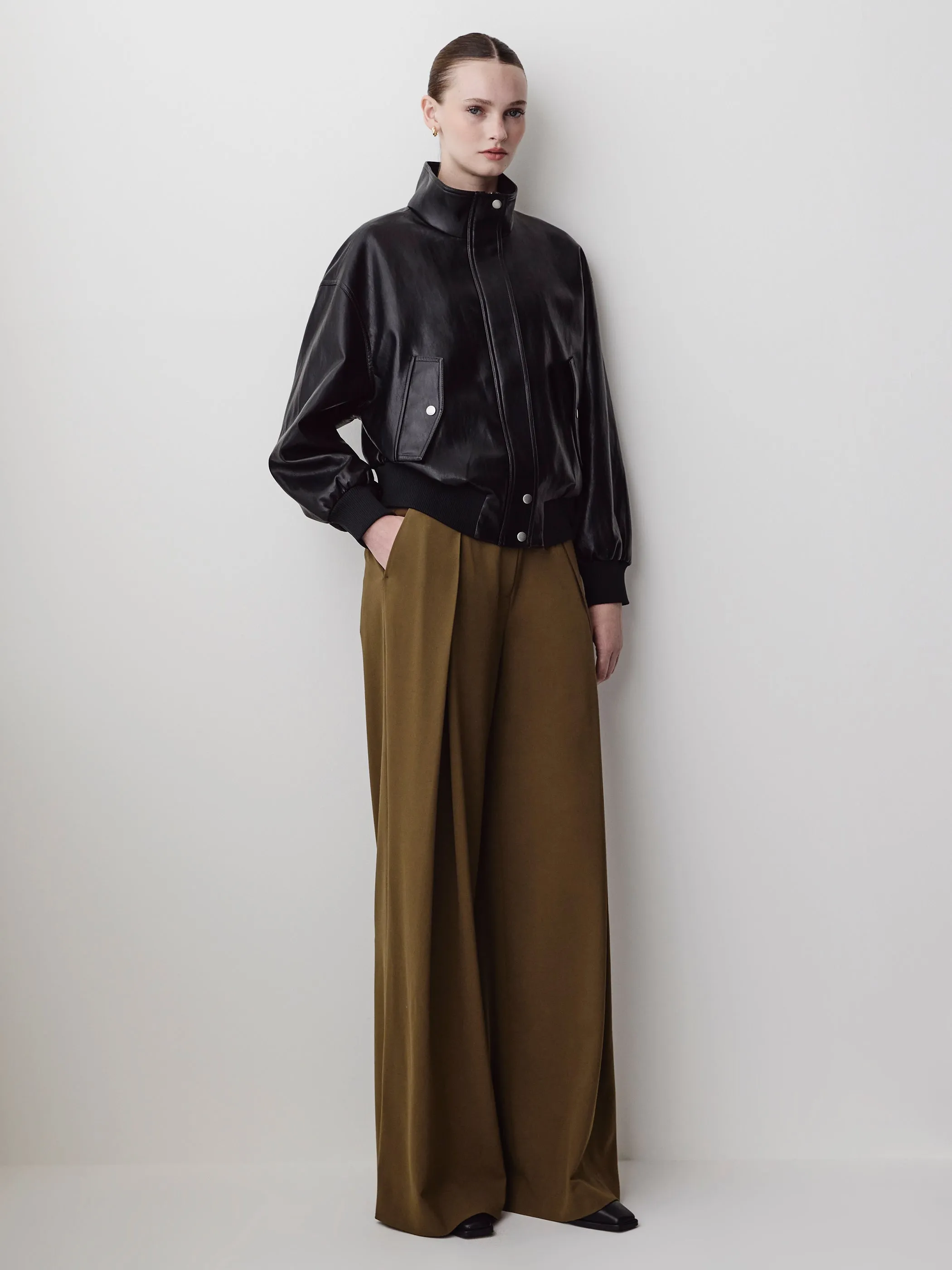 Faux Leather Jacket sold by RW&CO. product image thumbnail 2