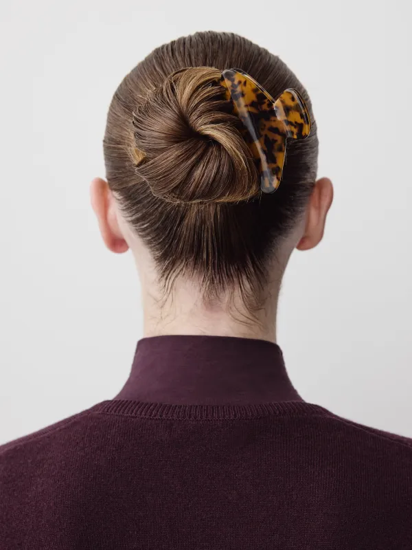 Tortoise Acrylic Hair Gripper made by RW&CO.