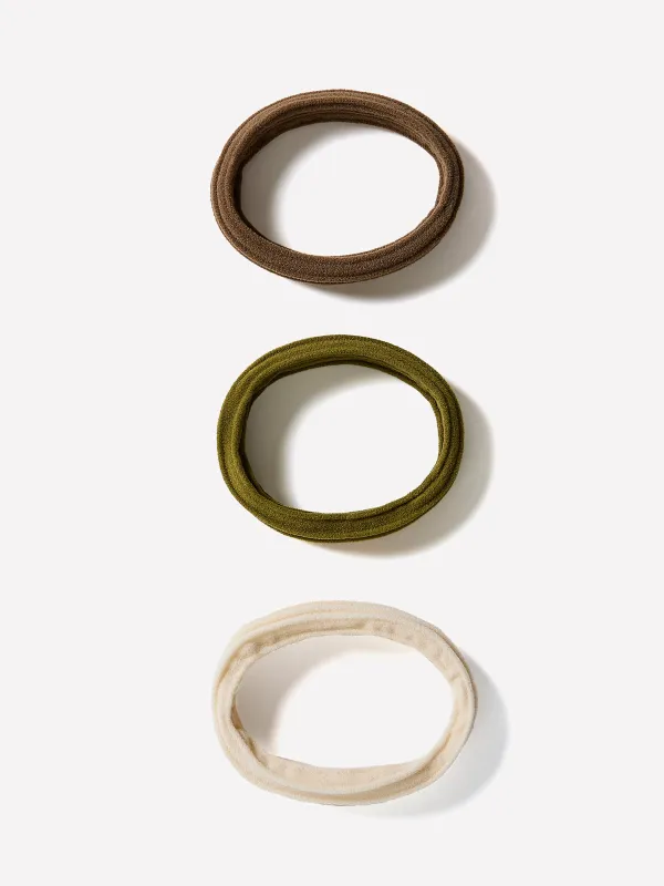 Hair Elastics - Set of 3 made by RW&CO.