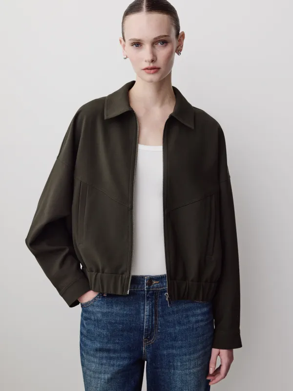 Twill Bomber Jacket made by RW&CO.