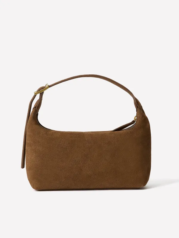 Small Eco-Suede Hobo Bag made by RW&CO.