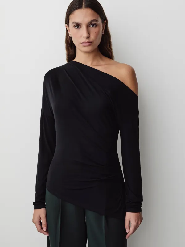 Long-Sleeve Off-The-Shoulder Top made by RW&CO.