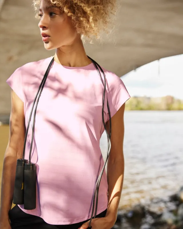 Extended-Sleeve Jacquard Tee - Hyba sold by RW&CO.