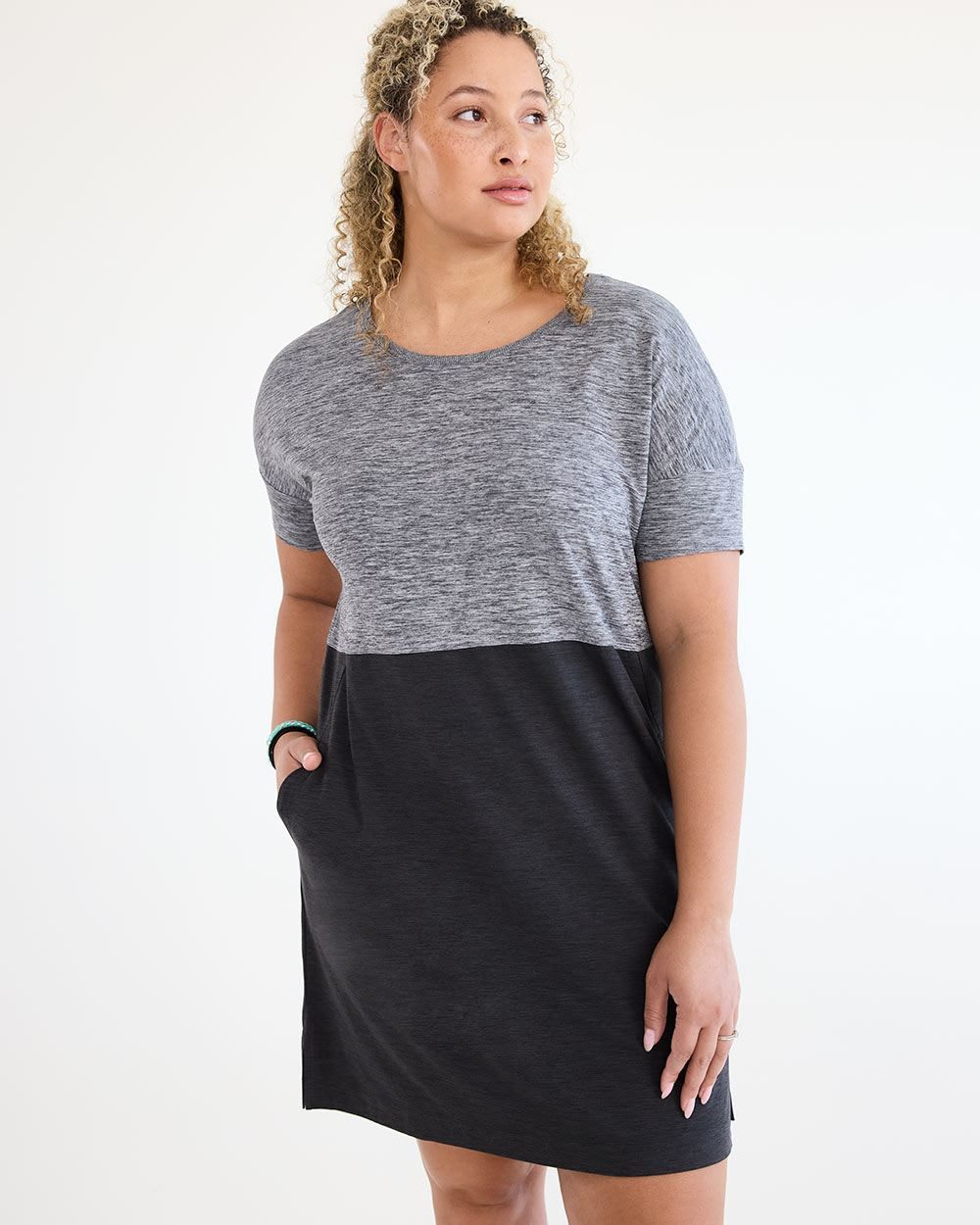 UPF 50 Short-Sleeve Dress - Dry Lux Hyba sold by RW&CO.