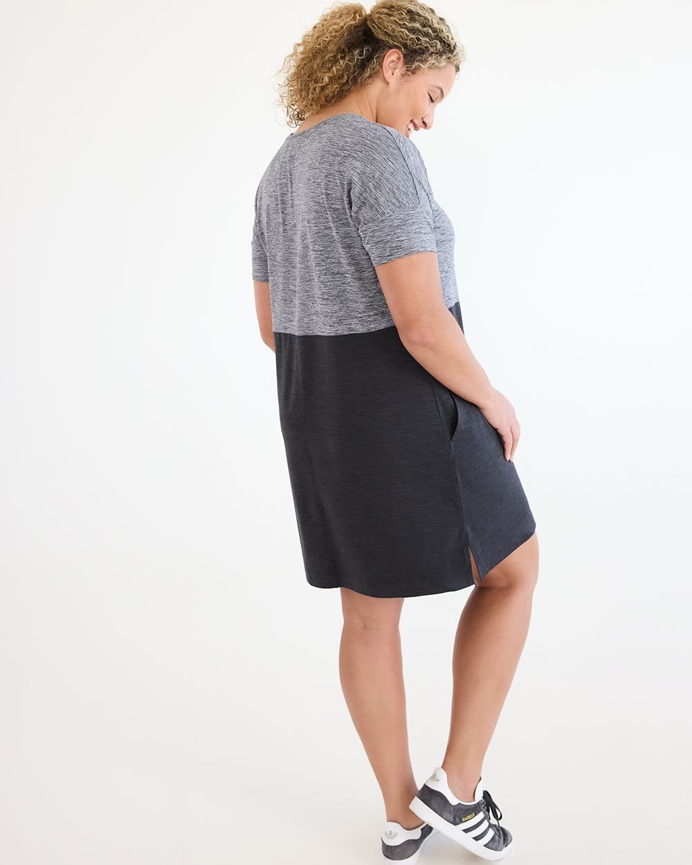 UPF 50 Short-Sleeve Dress - Dry Lux Hyba sold by RW&CO. product image thumbnail 2