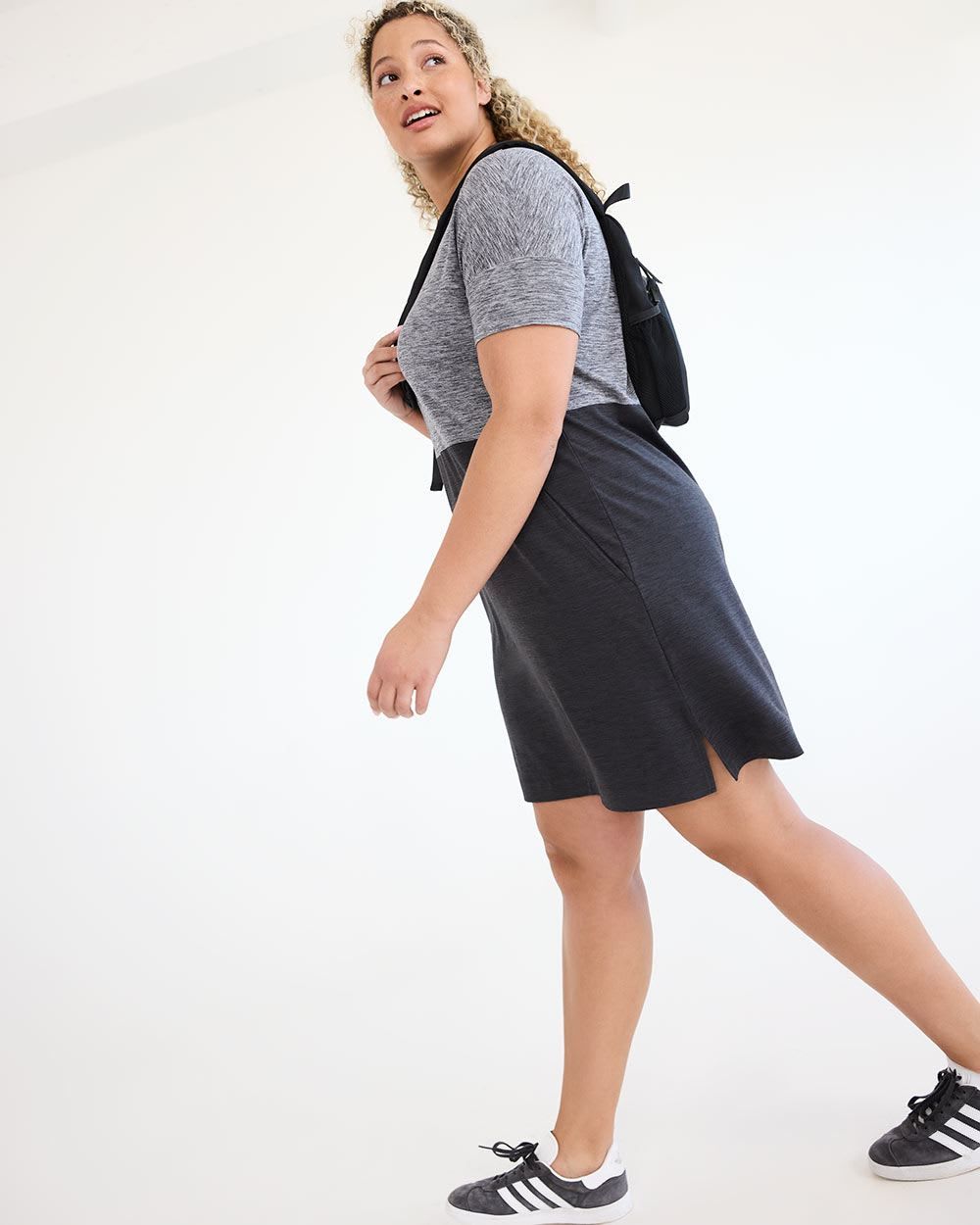 UPF 50 Short-Sleeve Dress - Dry Lux Hyba sold by RW&CO. product image thumbnail 3