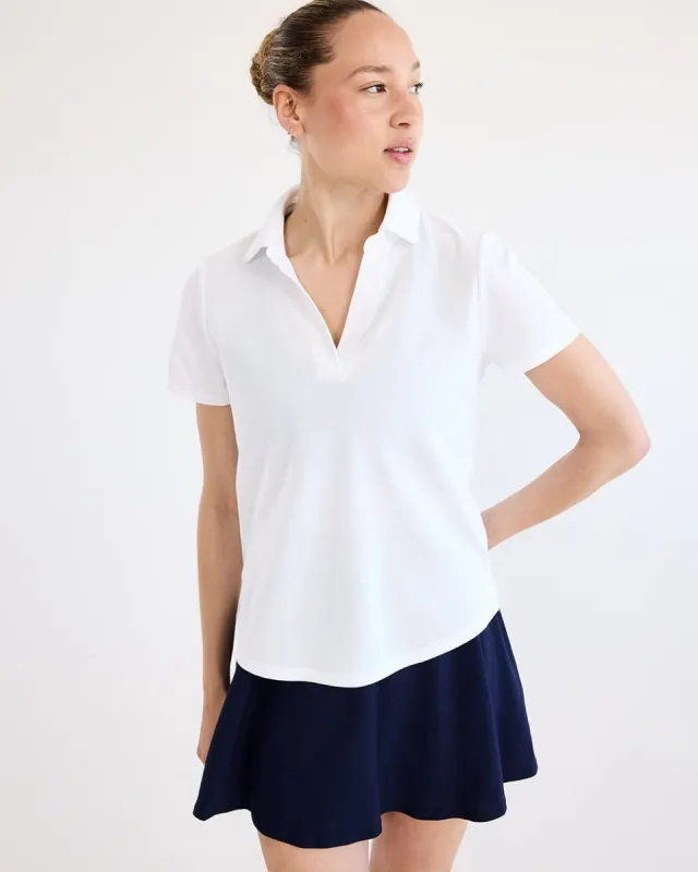 Short-Sleeve Polo Piqué Tee - Hyba sold by RW&CO.