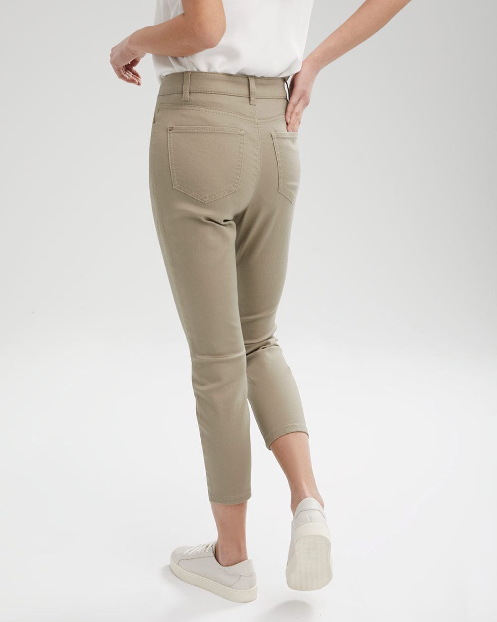 High-Waisted Natalie Jegging in Coloured Denim - 25'' sold by RW&CO. product image thumbnail 2