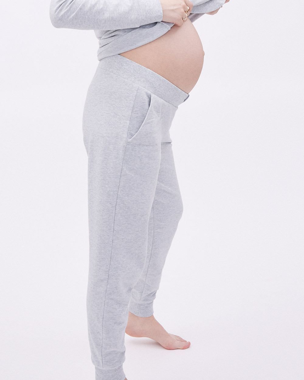 French Terry Jogger Pant - Thyme Maternity sold by RW&CO. product image thumbnail 4