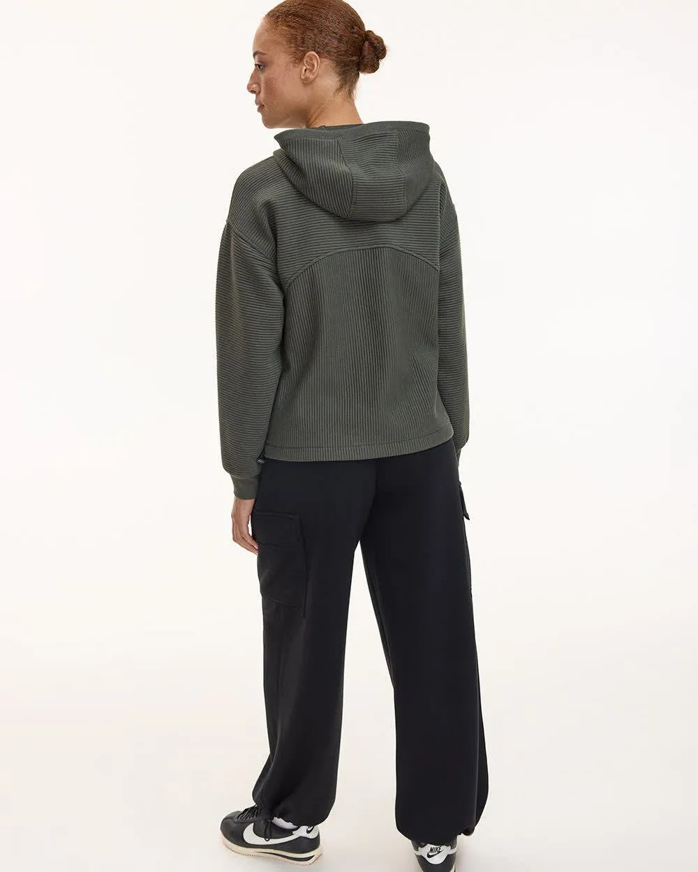 Hooded Pullover with Adjustable Hem - Hyba sold by RW&CO. product image thumbnail 2