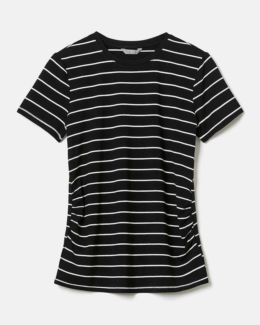 Striped Classic-Fit Short-Sleeve Tee - Thyme Maternity sold by RW&CO.