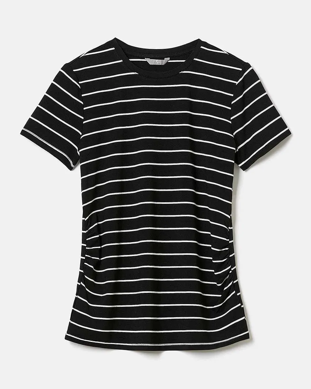 Striped Classic-Fit Short-Sleeve Tee - Thyme Maternity sold by RW&CO. product image thumbnail 3